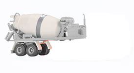 035-8230 - H0 - MB ACTROS 2-achs Betonmischauflieger, Funktionsmodell